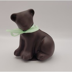 Petit ourson en chocolat noir